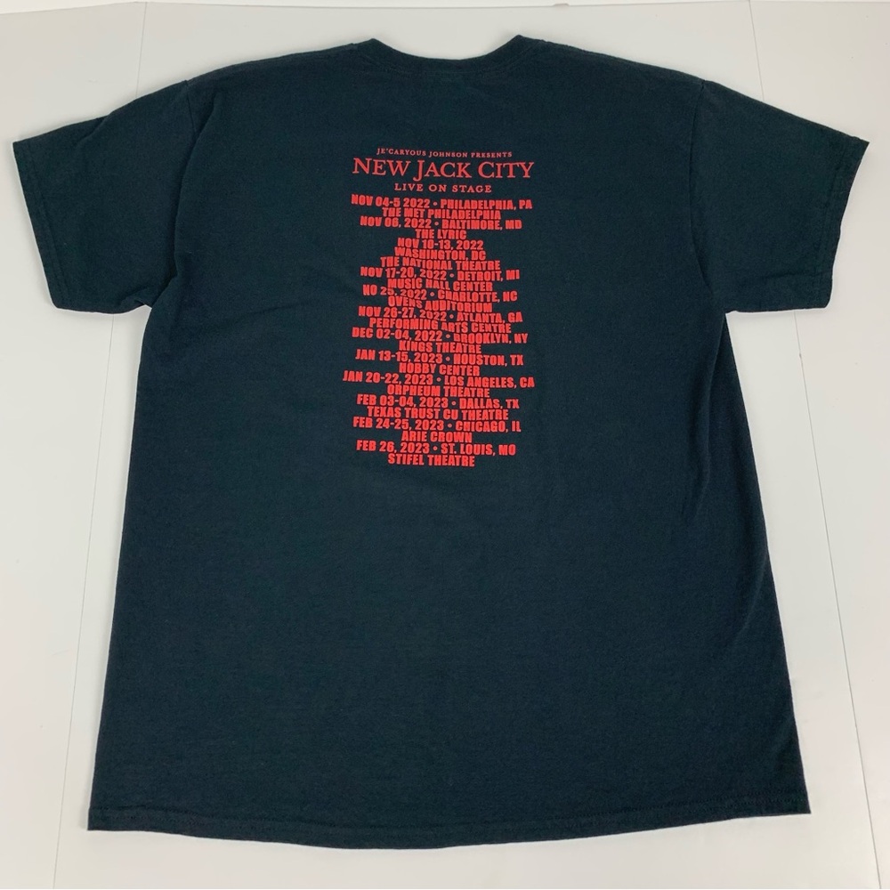 New Jack City Tee Live On Stage 2023 Je'Caryous Johnson Tour T-Shirt Size Large - Picture 2 of 8
